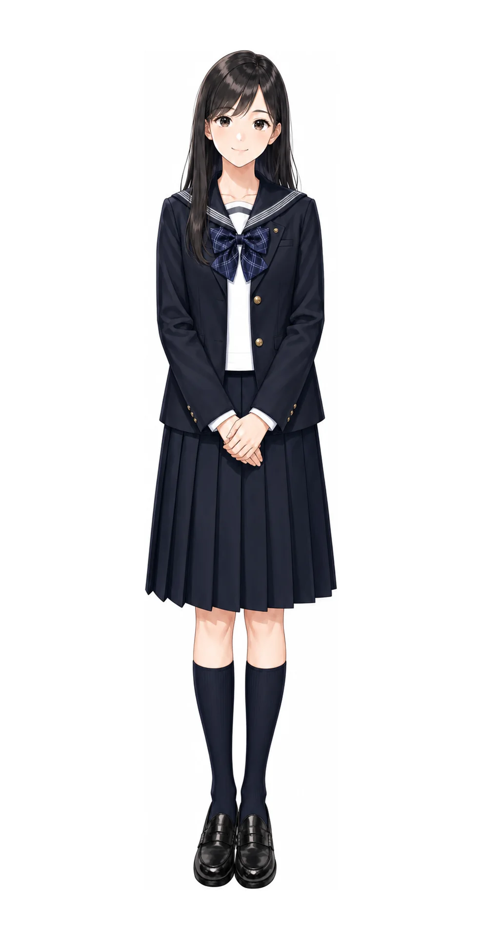 佼成学園女子の女子制服イラスト