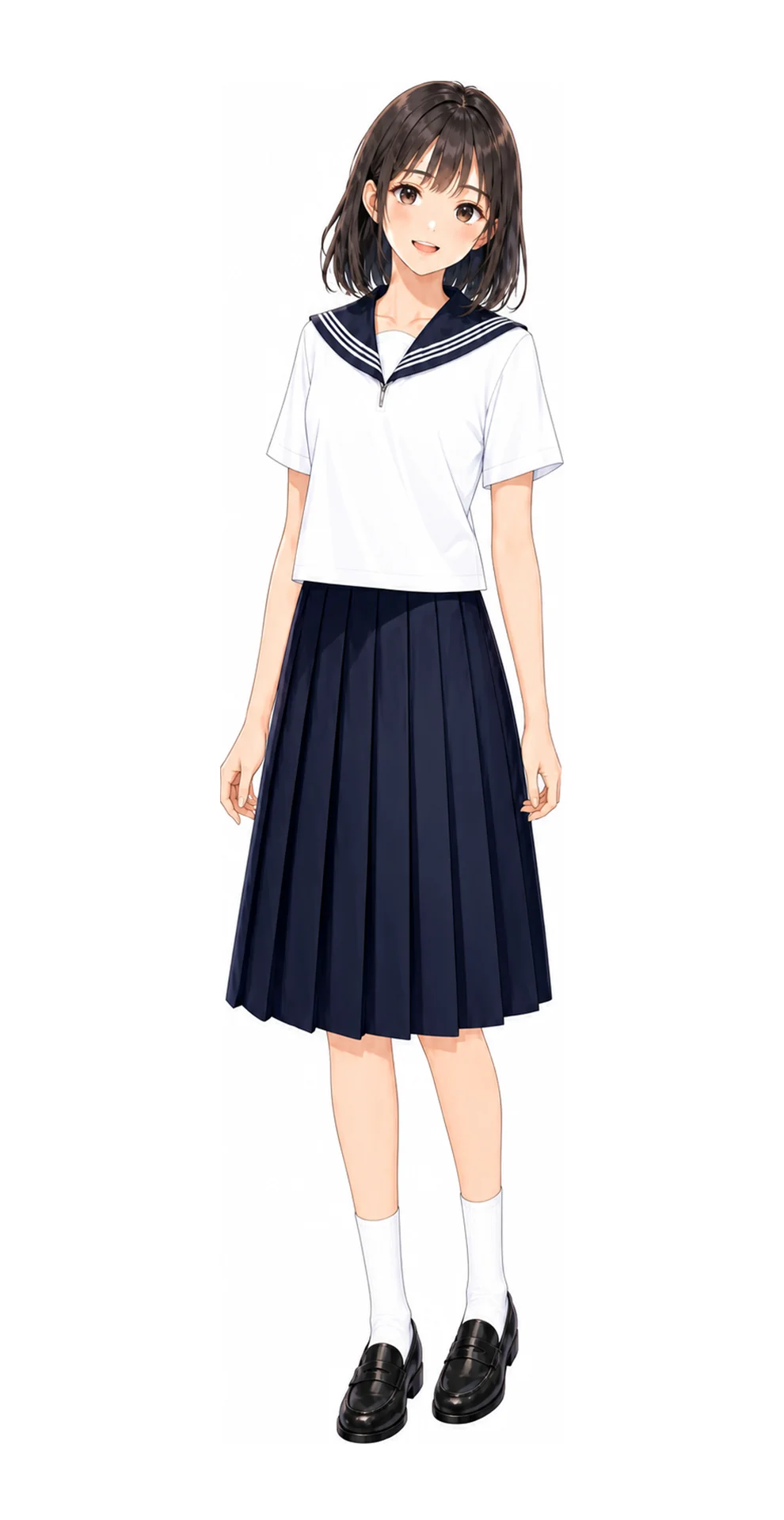 雙葉の制服イラスト