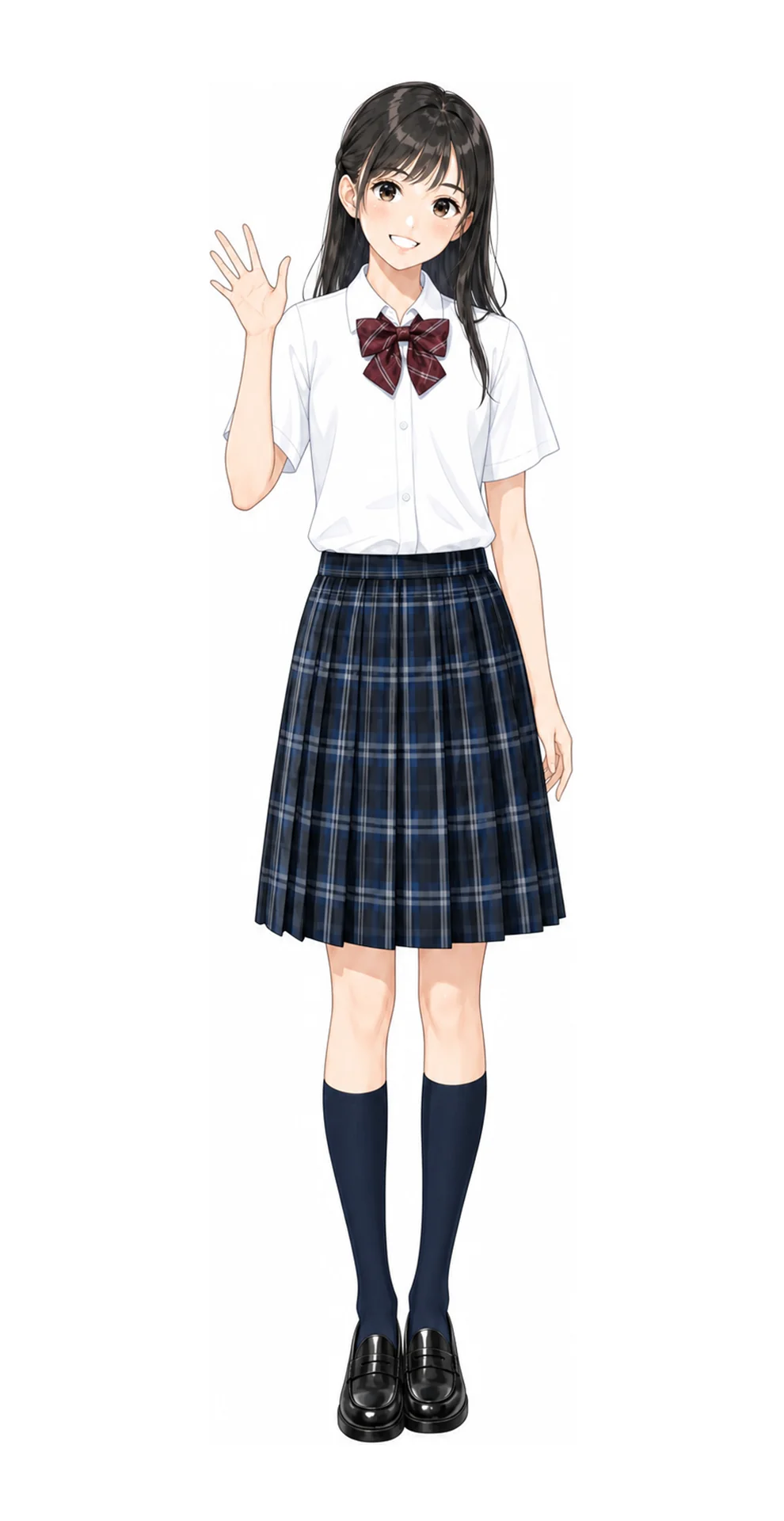 田園調布学園の女子制服イラスト