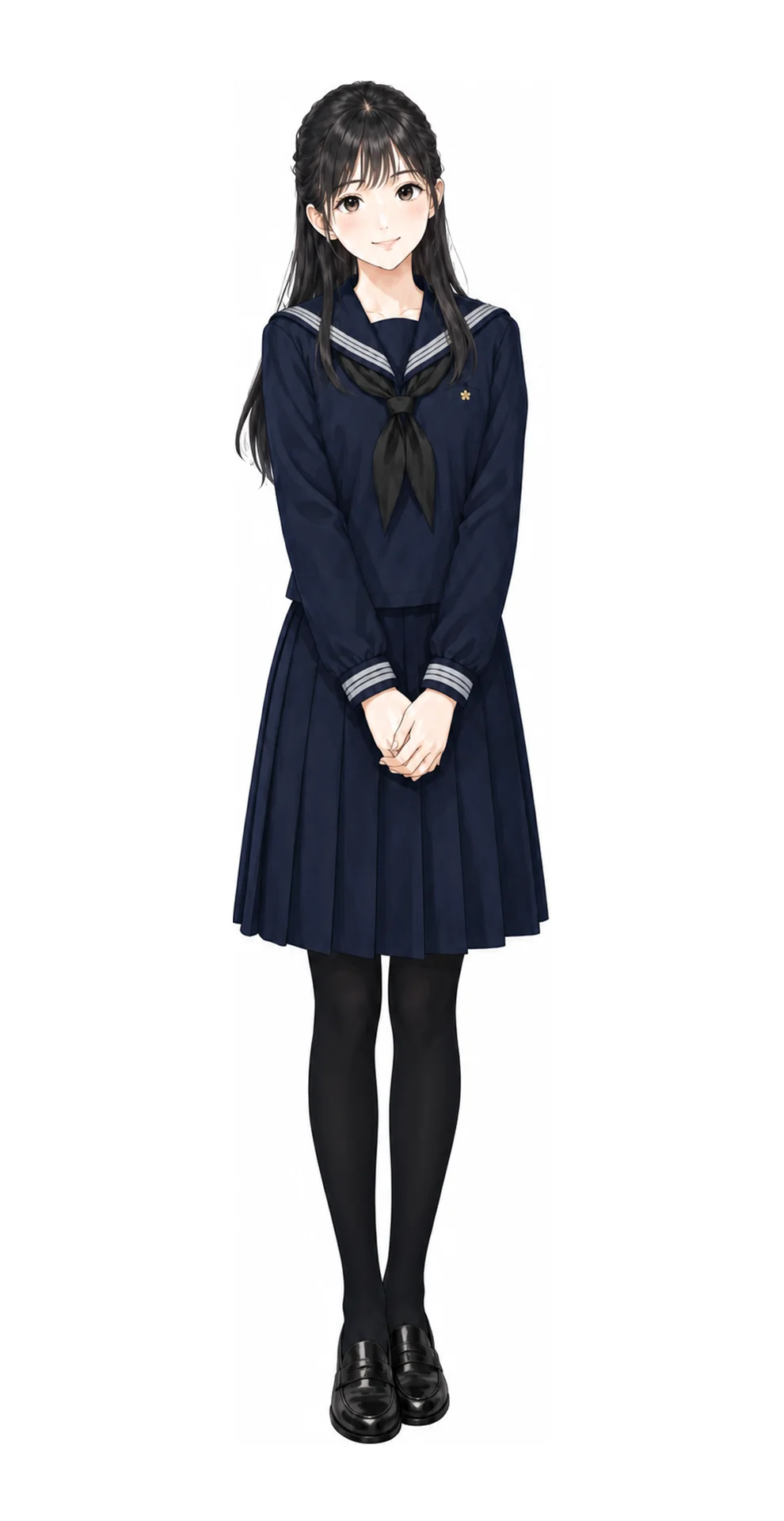 実践女子学園の女子制服イラスト