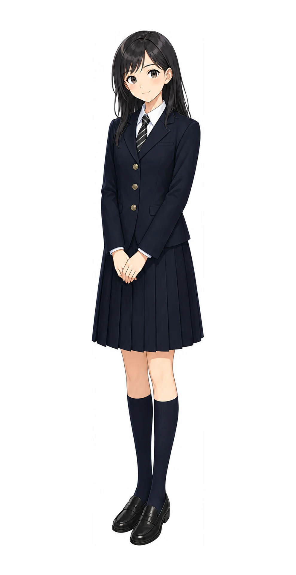 大妻中野の女子制服イラスト