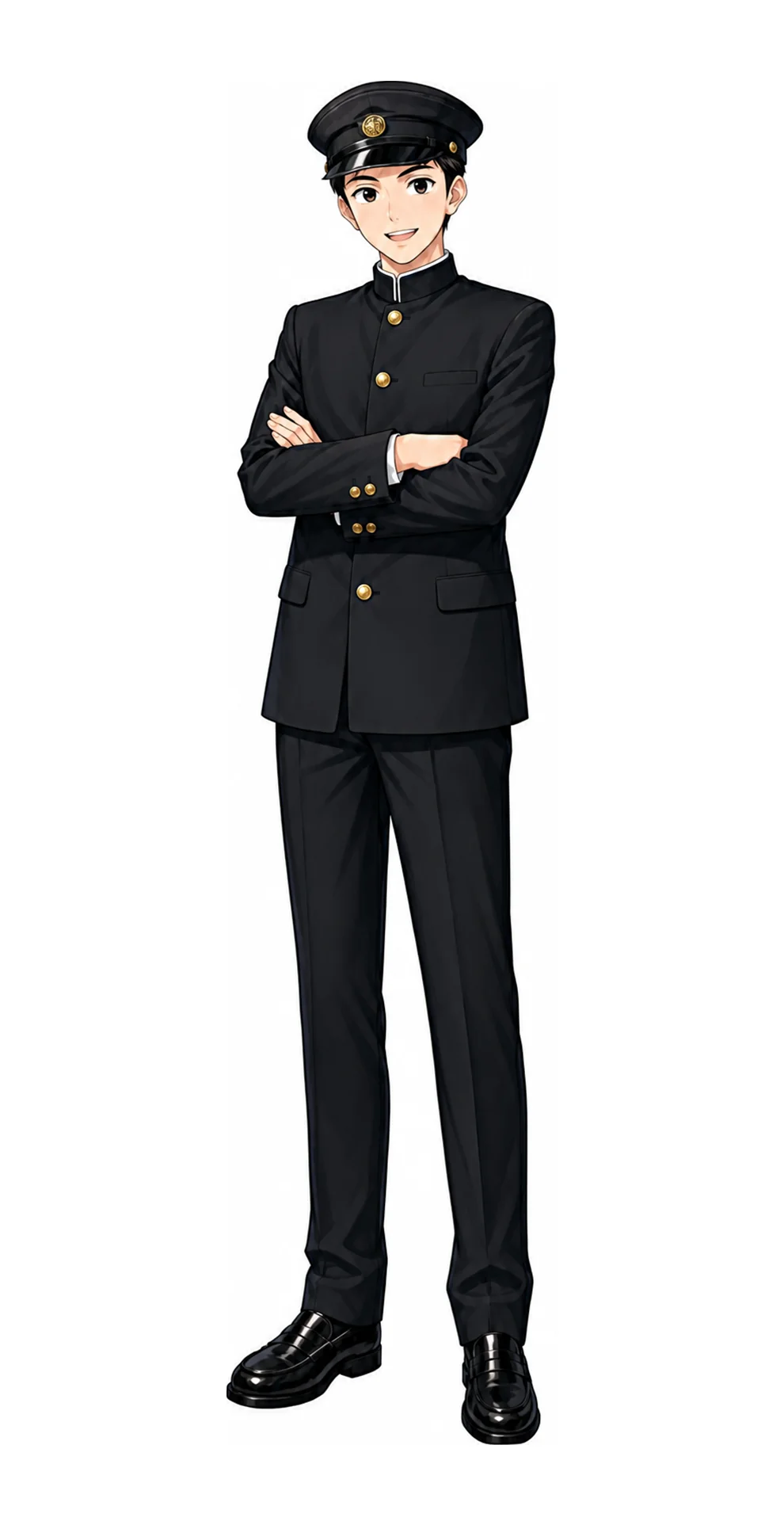 開成の男子制服イラスト