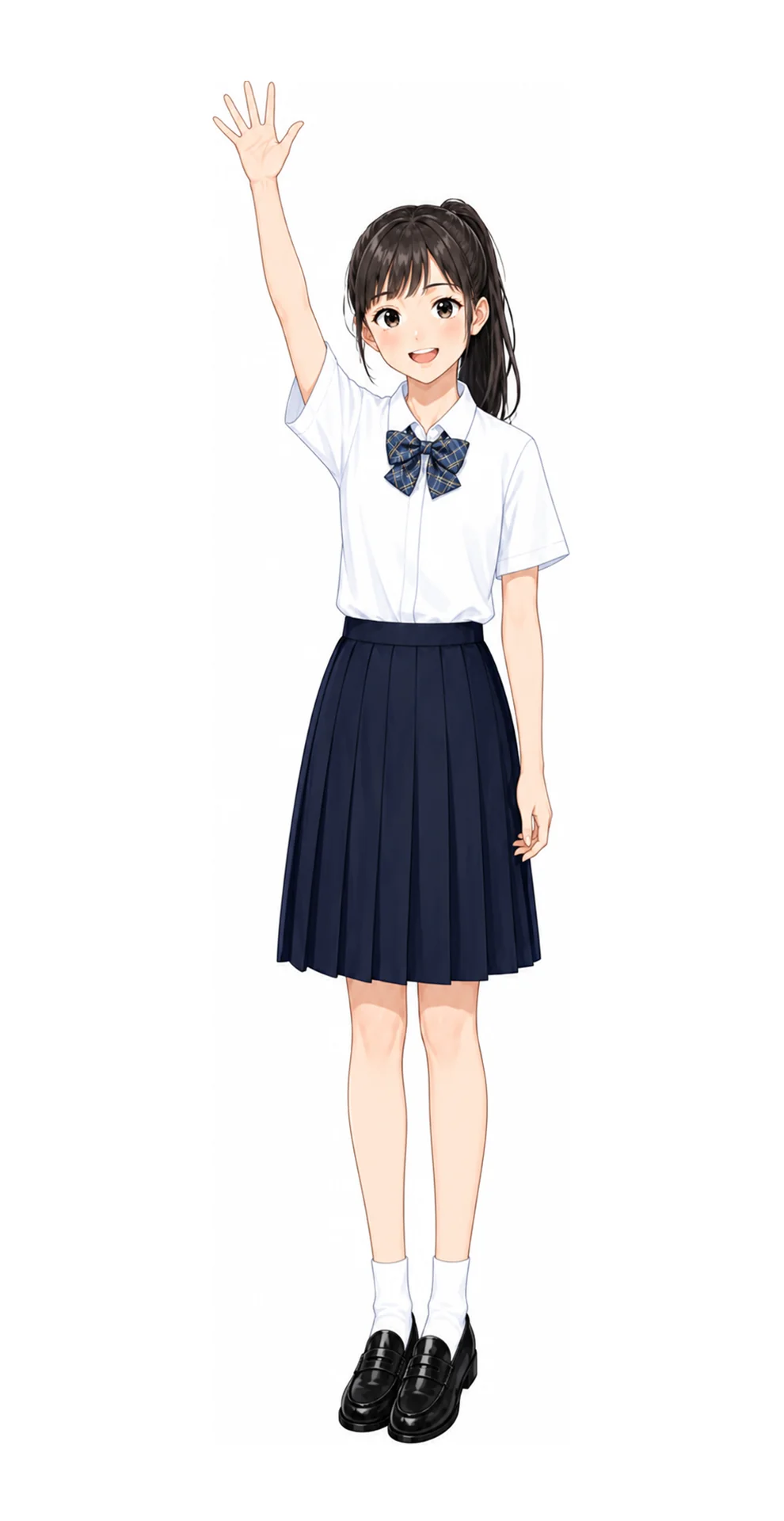 日本大学豊山女子の女子制服イラスト