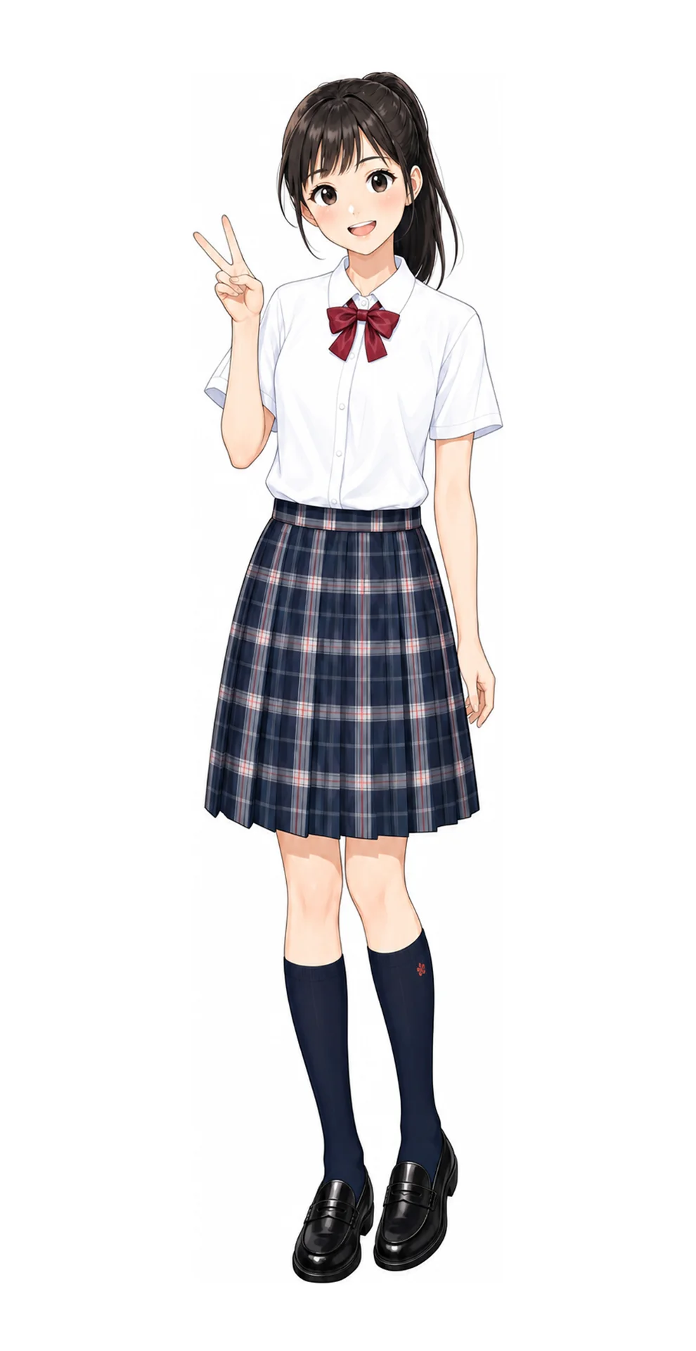富士見の女子制服イラスト