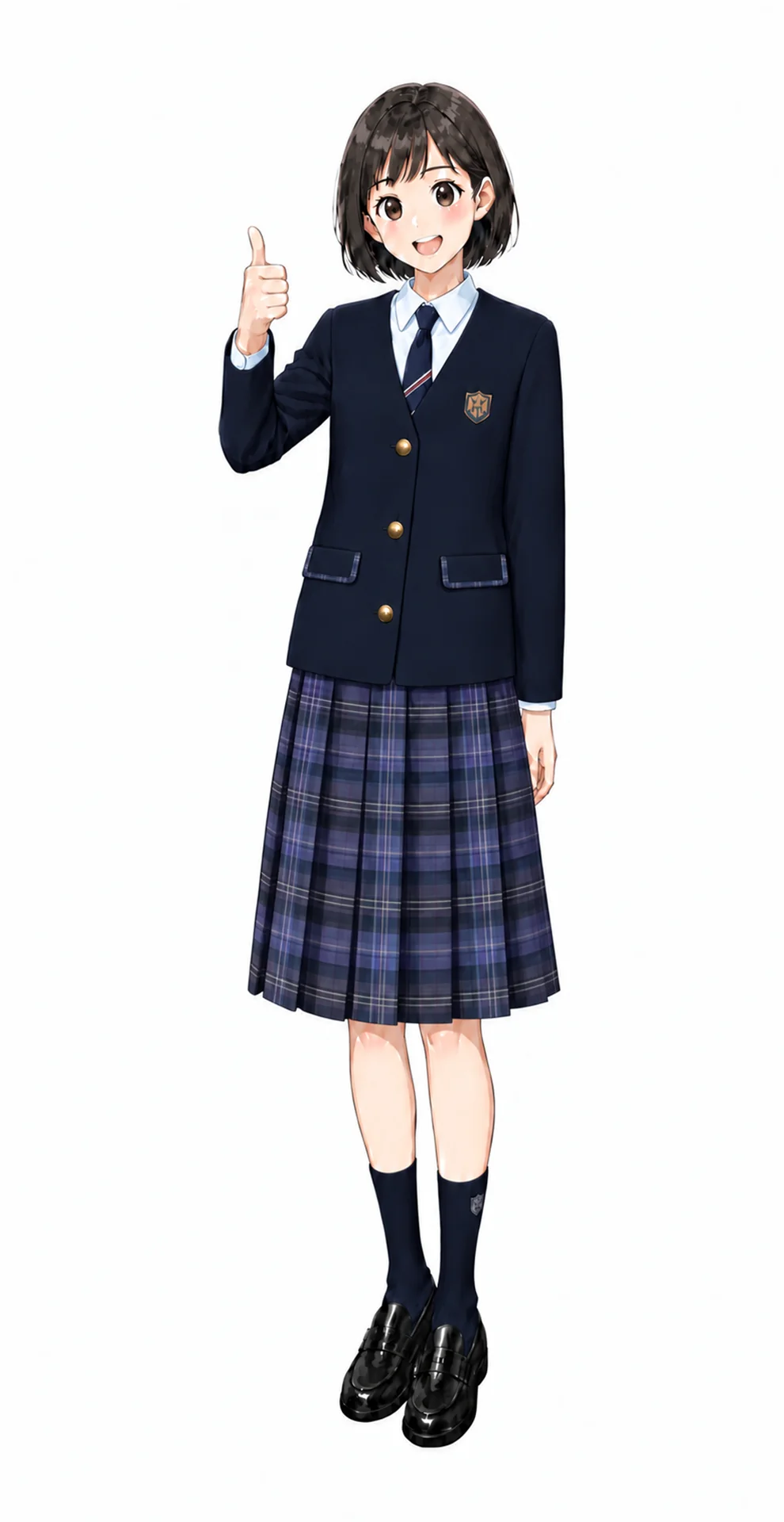 江戸川女子の女子制服イラスト