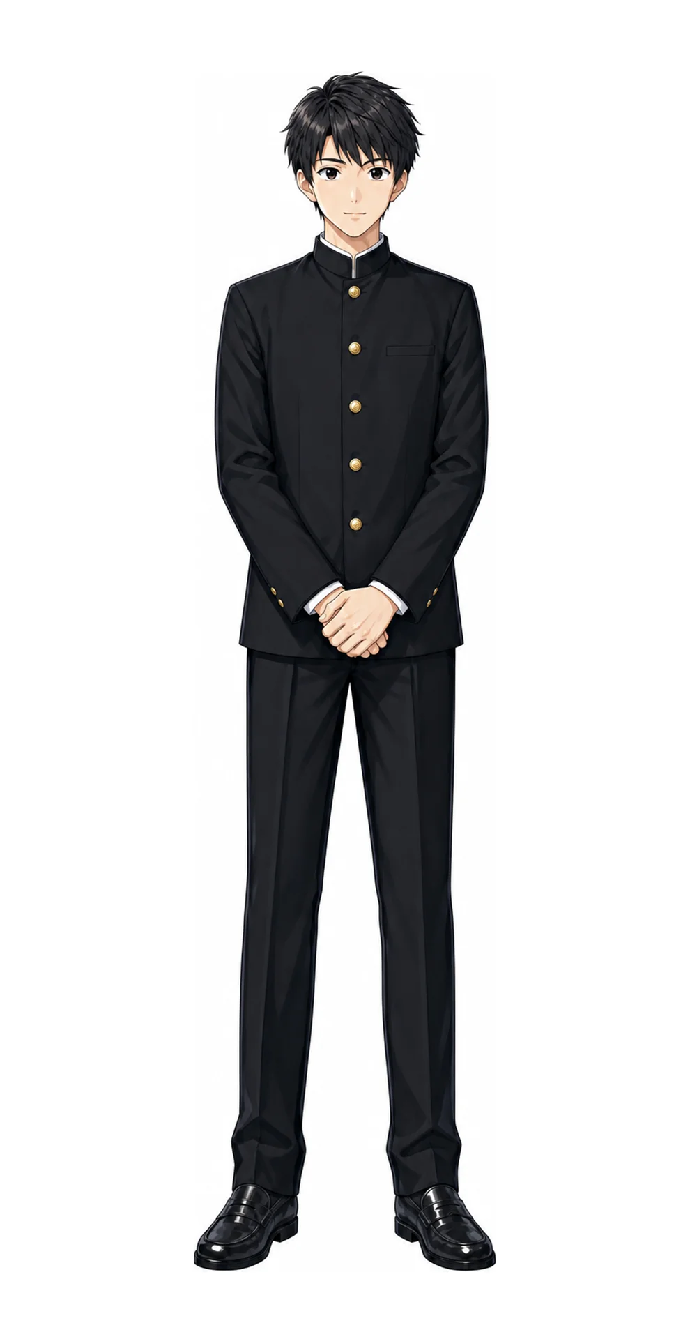 保善の男子制服イラスト
