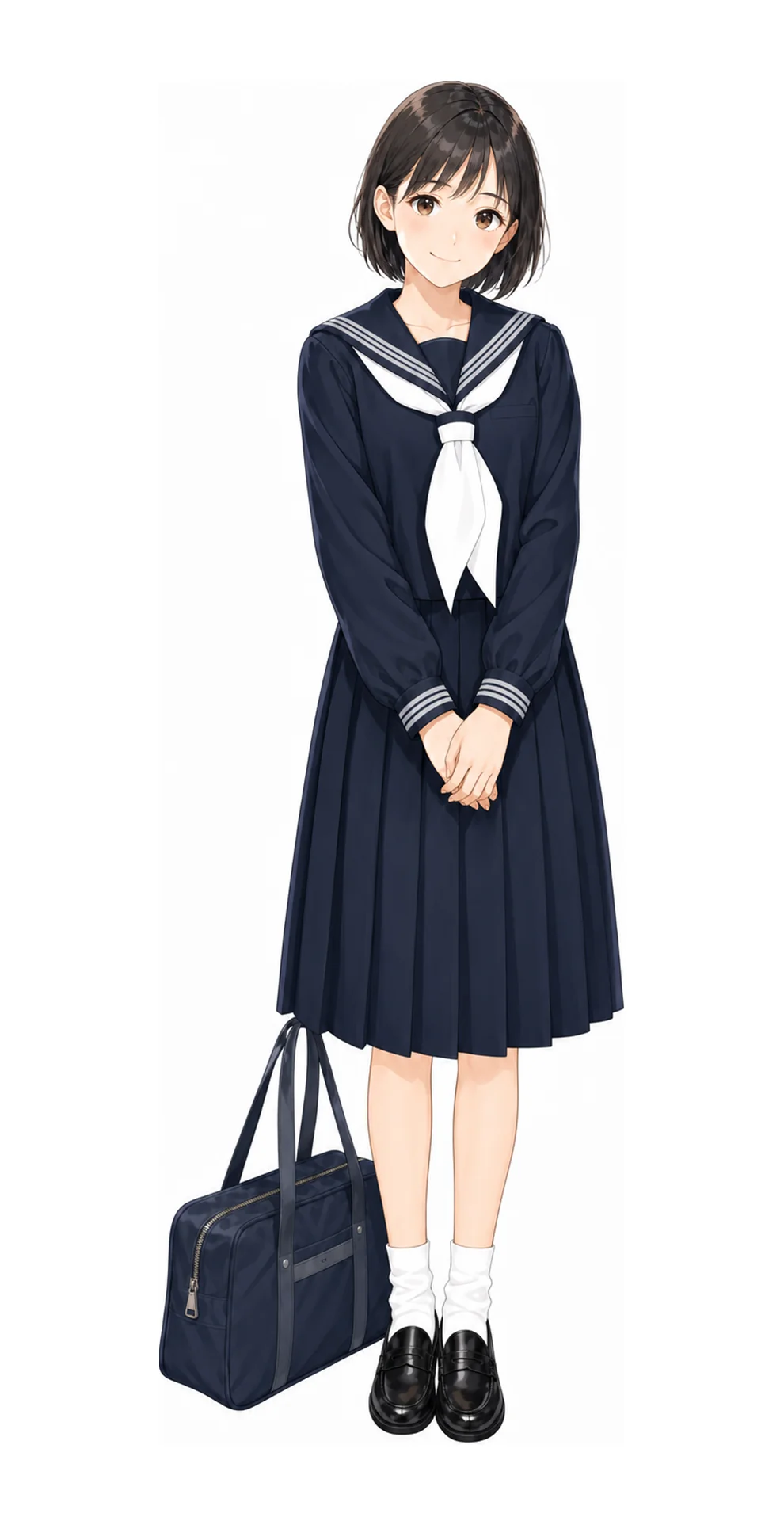 共立女子の女子制服イラスト