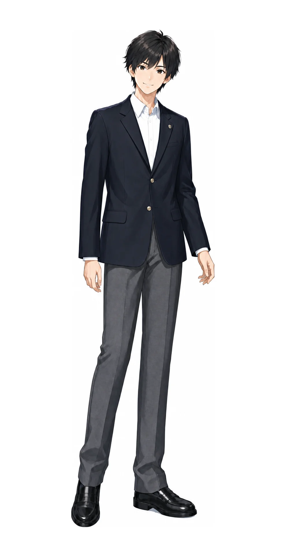 京華の男子制服イラスト