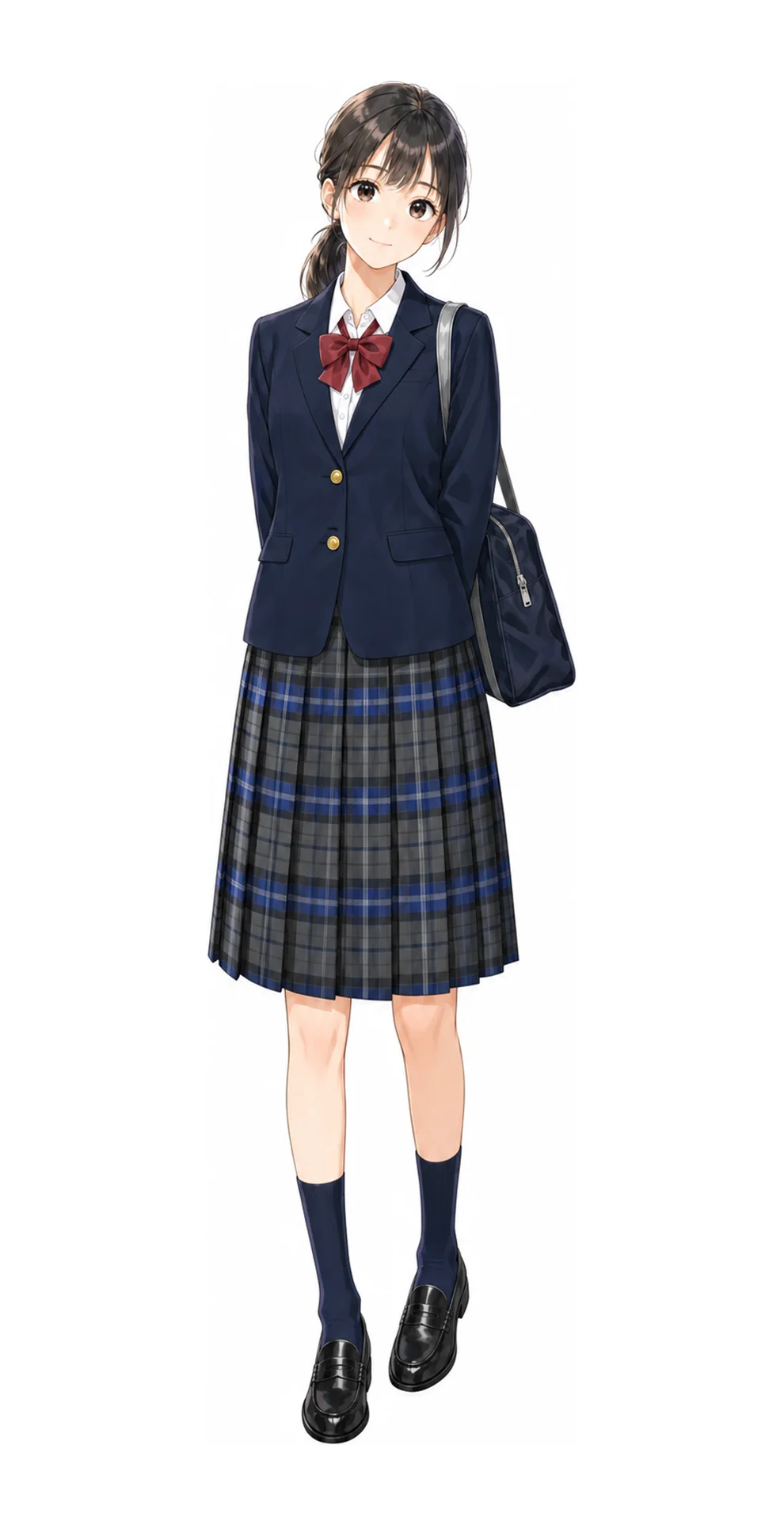 麹町学園女子の女子制服イラスト