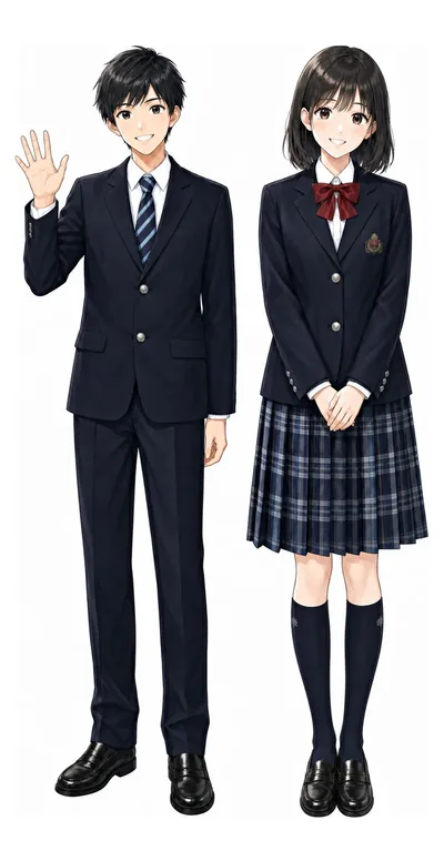 芦花の制服イラスト